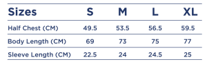 Shirt Size Guide