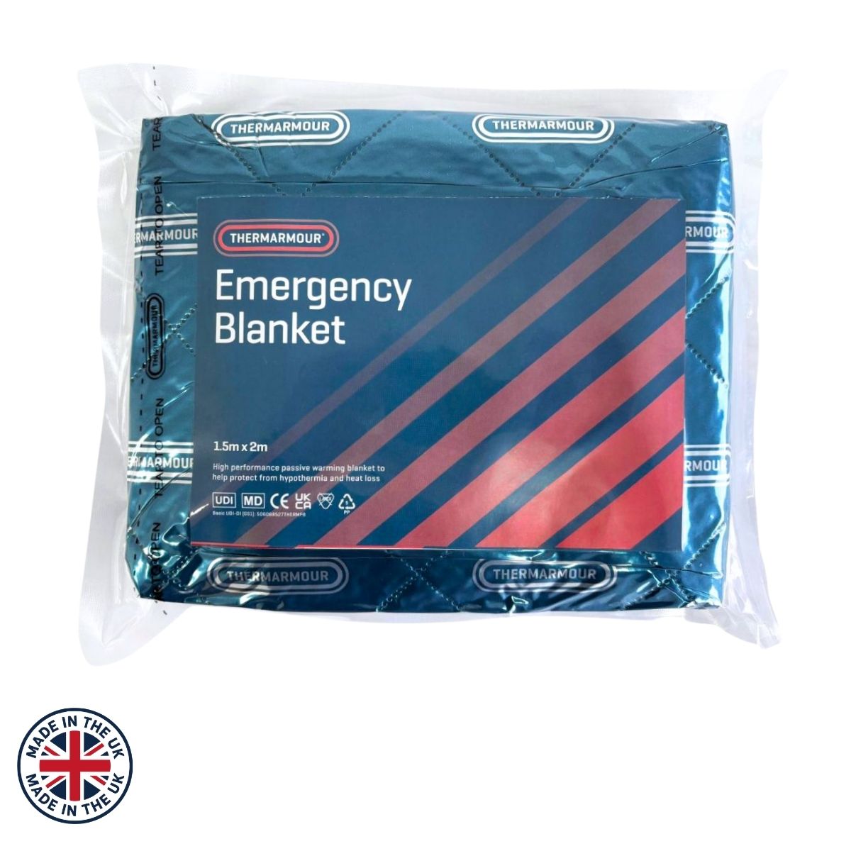 THERMARMOUR Emergency Blanket with Tape Closure