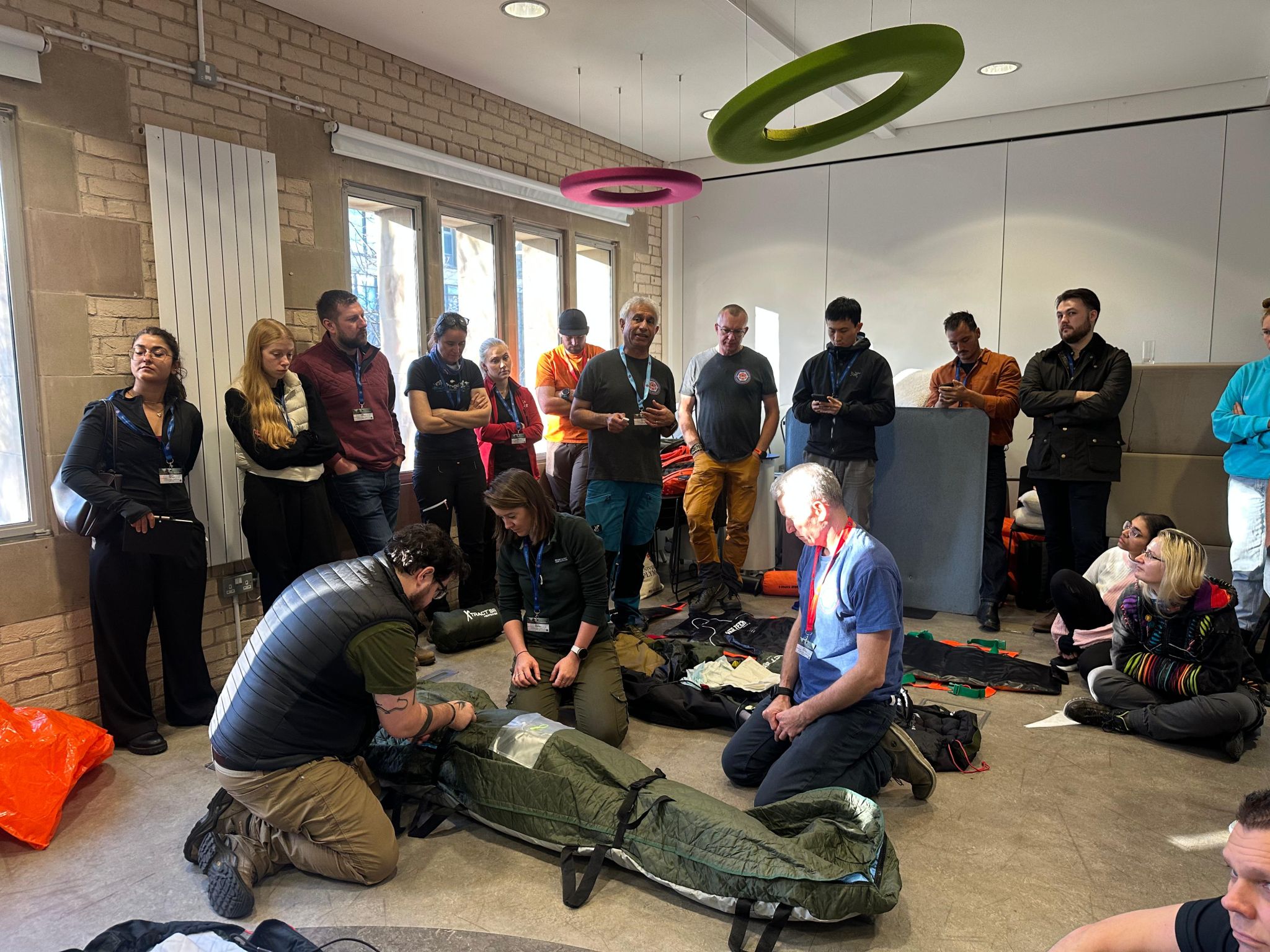THERMARMOUR equipment being demonstrated during a workshop at the WEM conference