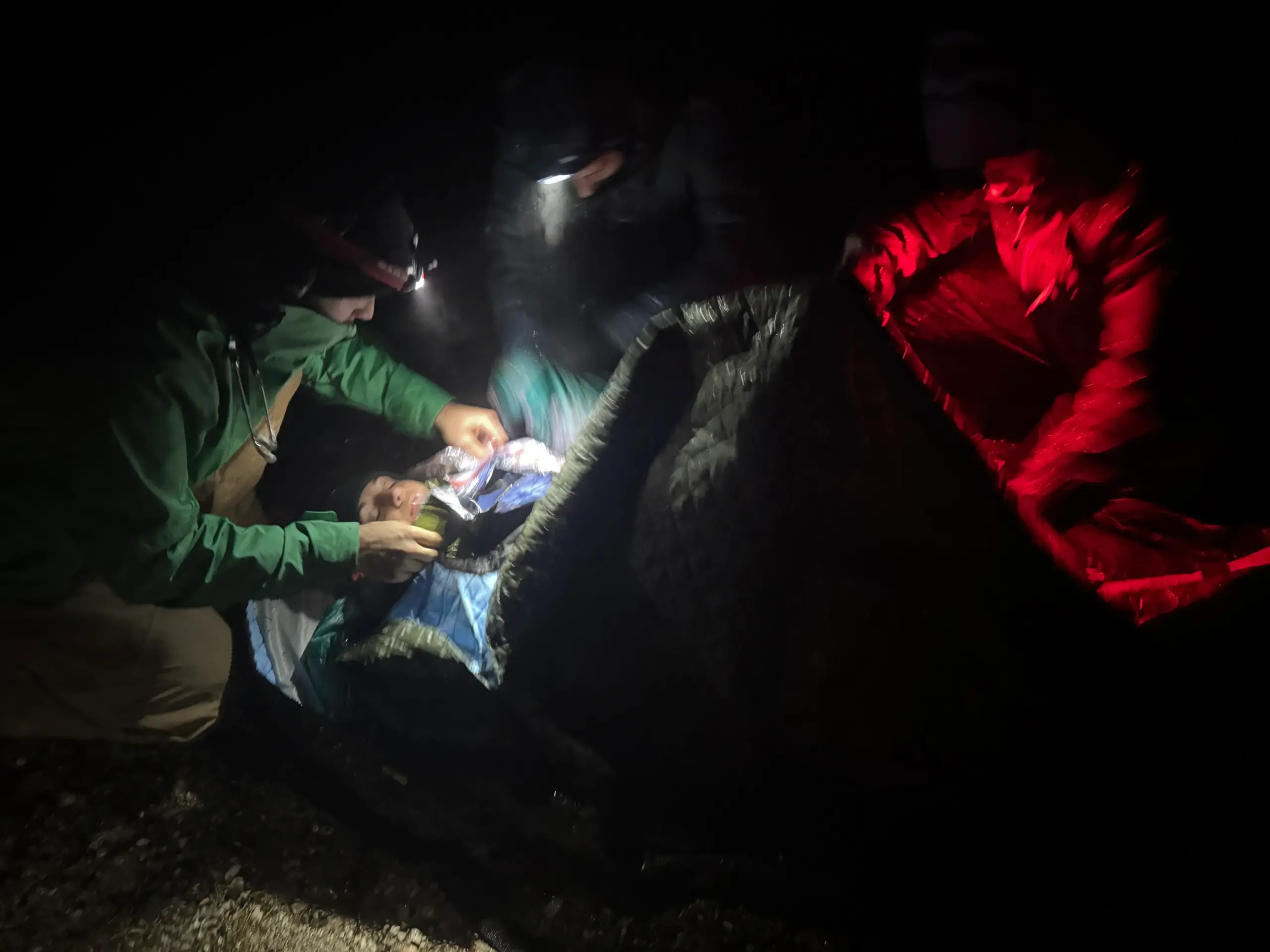 THERMARMOUR equipment being used during a WEM night-time casualty scenario